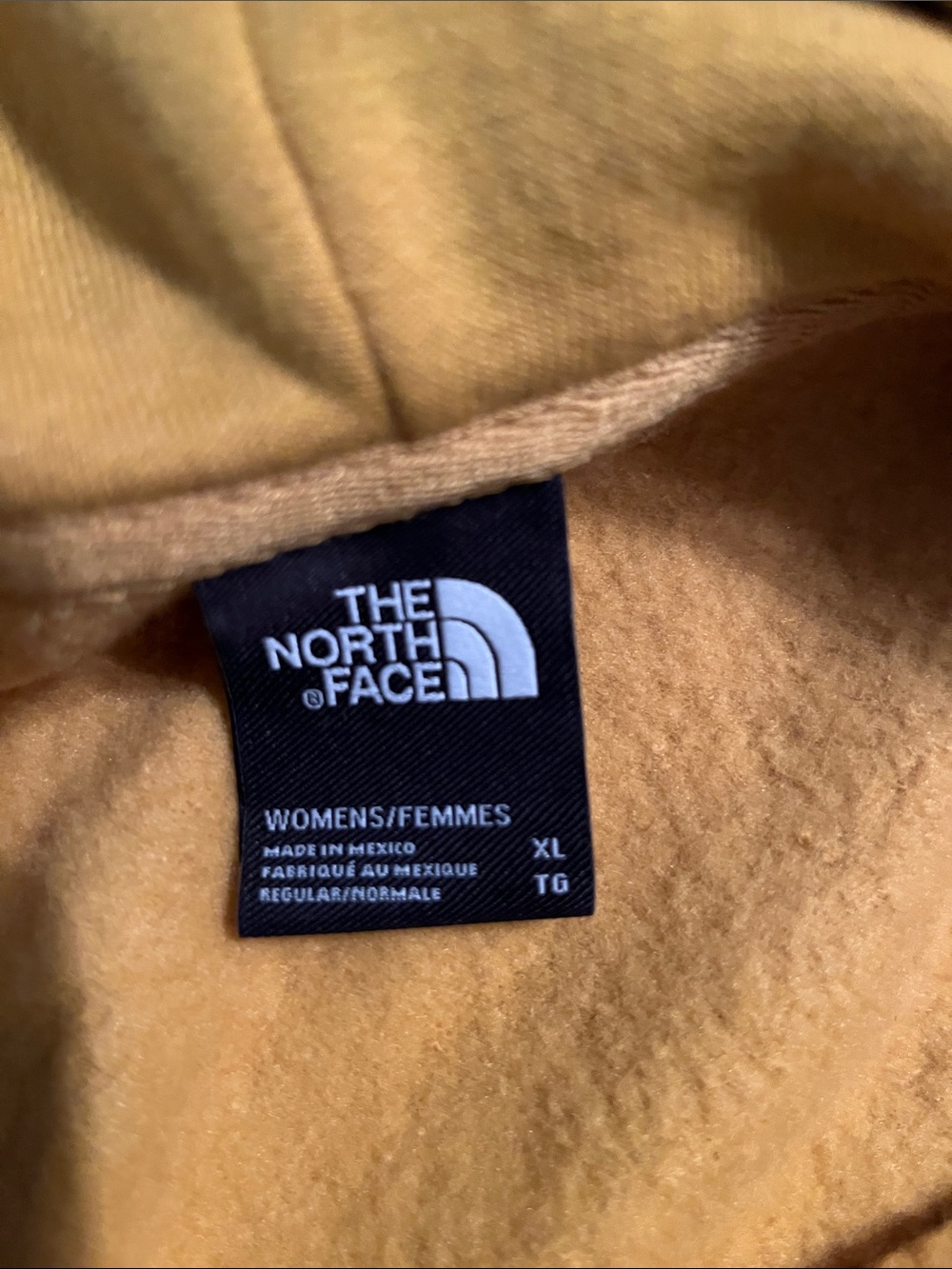 The North Face Yellow Mustard Logo Hoodie - Picture 2 of 2
